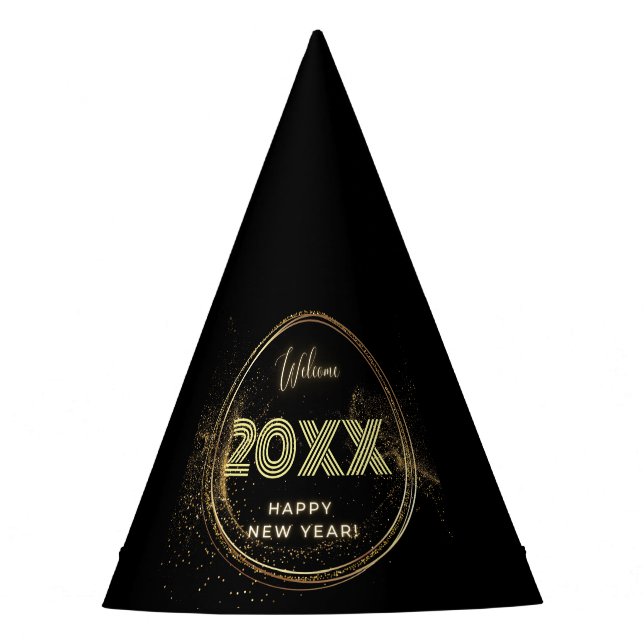 Personalised Editable New Year Party Hat (Front)