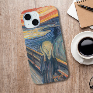 Personalised Edvard Munch Scream Skrik iPhone 15 Case
