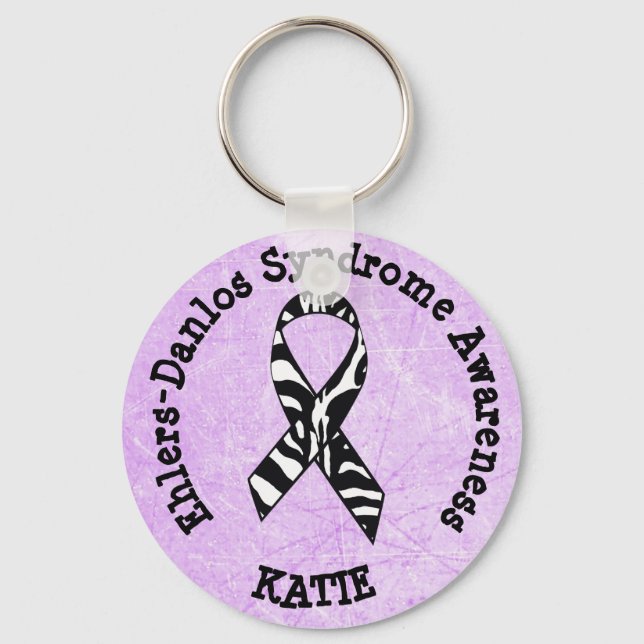 Personalised Ehlers-Danlos syndrome Key Chain (Front)