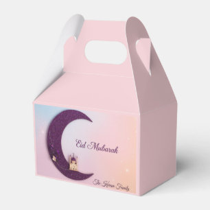 Personalised  Eid Mubarak Favour Boxes