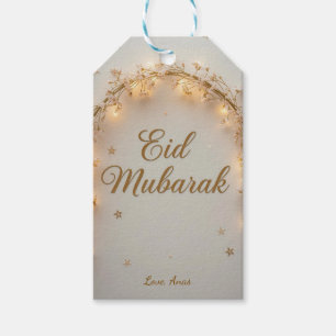 Personalised Eid Mubarak  Gift Tags