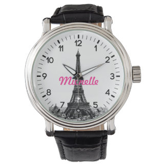 Personalised Eiffel Tower Paris Watch