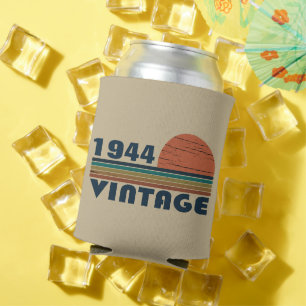 Personalised eighty vintage 80th birthday party can cooler