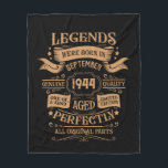 Personalised eighty vintage 80th birthday party fleece blanket<br><div class="desc">Make your birthday special with this unique design. Add a touch of sophisticated elegance to your birthday celebration with our exquisite, one-of-a-kind designs. These graphics bring sophistication and originality to any product, creating a memorable and stylish gift. They are perfect for those who appreciate a touch of timeless glamour on...</div>