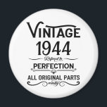 Personalised eighty vintage 80th birthday party magnet<br><div class="desc">Make your birthday special with this unique design. Add a touch of sophisticated elegance to your birthday celebration with our exquisite, one-of-a-kind designs. These graphics bring sophistication and originality to any product, creating a memorable and stylish gift. They are perfect for those who appreciate a touch of timeless glamour on...</div>