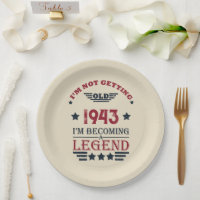Personalised eighty vintage 80th birthday party