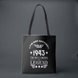 Personalised eighty vintage 80th birthday  tote bag<br><div class="desc">Make your birthday special with this unique design. Add a touch of sophisticated elegance to your birthday celebration with our exquisite, one-of-a-kind designs. These graphics bring sophistication and originality to any product, creating a memorable and stylish gift. They are perfect for those who appreciate a touch of timeless glamour on...</div>