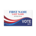Personalised Election Campaign Business Card