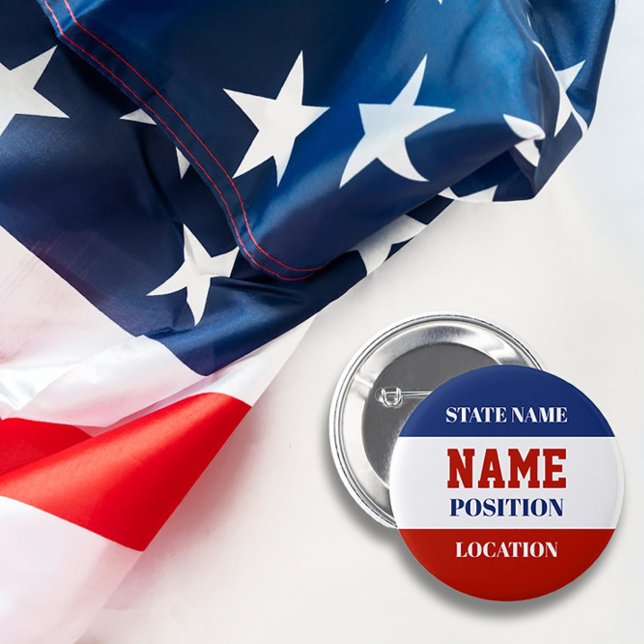 Personalised Election Campaign Button (Creator Uploaded)