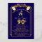 Personalised Elegant 90th Birthday Foil Invitation