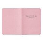 Personalised Elegant Blush PInk Leather Feminine