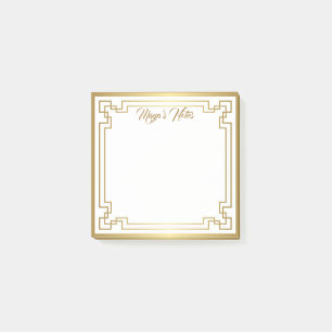 personalised elegant border post-it notes