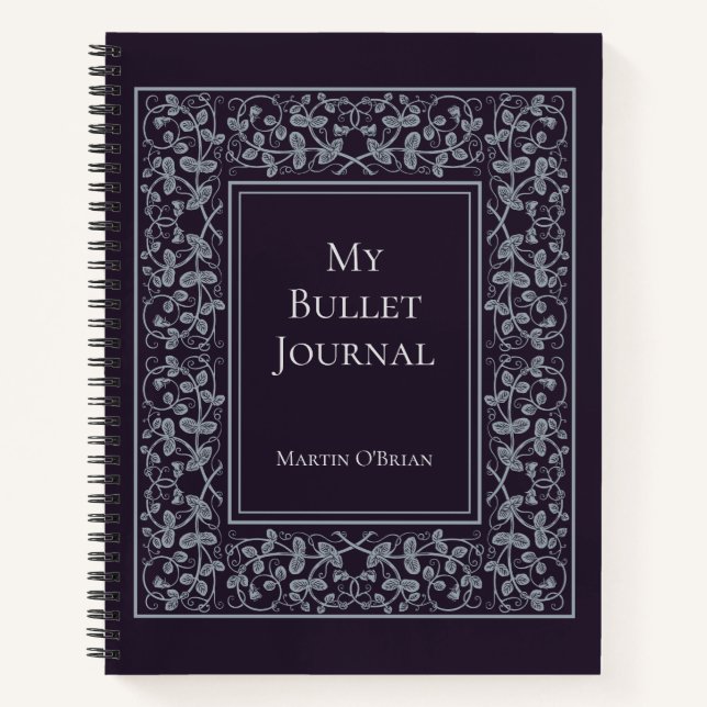 Personalised Elegant Bullet Journal (Front)