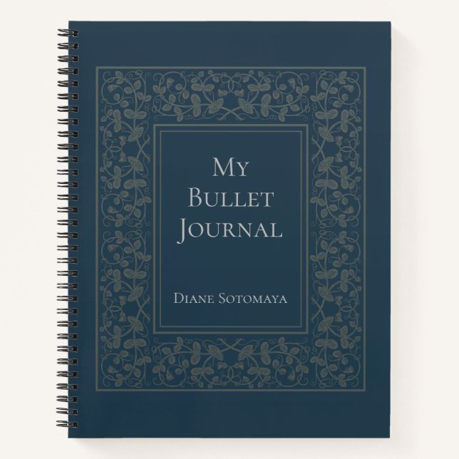 Personalised Elegant Bullet Journal (Front)