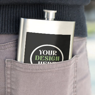 Personalised, Elegant, Classic, Wedding Gifts Hip Flask