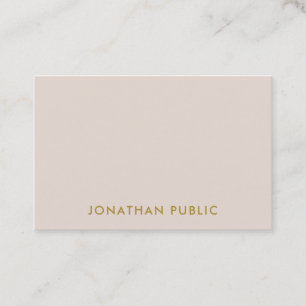 Personalised Elegant Colours Professional Template Business Card