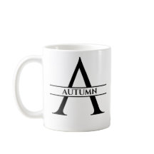 Personalised Elegant Initial Letter A