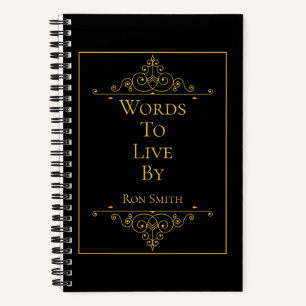 Personalised Elegant Journal for Quotes