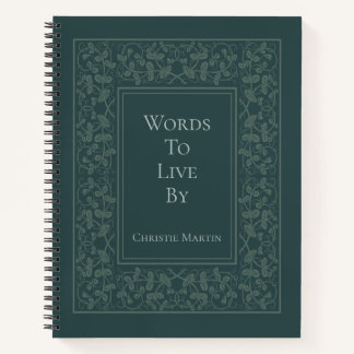 Personalised Elegant Journal for Quotes
