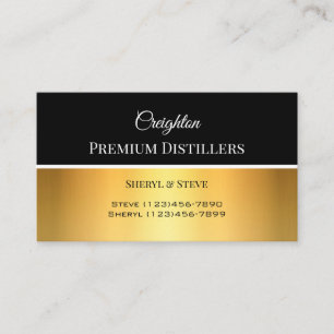 Personalised Elegant Label Business Card