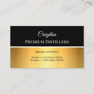 Personalised Elegant Label Business Card