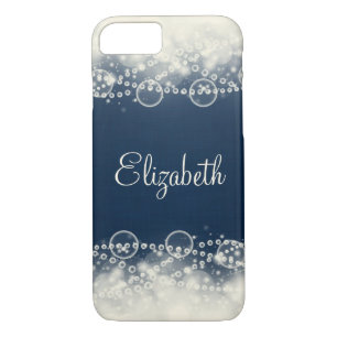 Personalised Elegant Lace and Pearls iPhone 8/7 Case