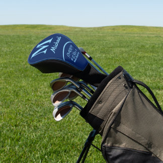 Personalised Elegant Letter M Michael Golf Head Cover