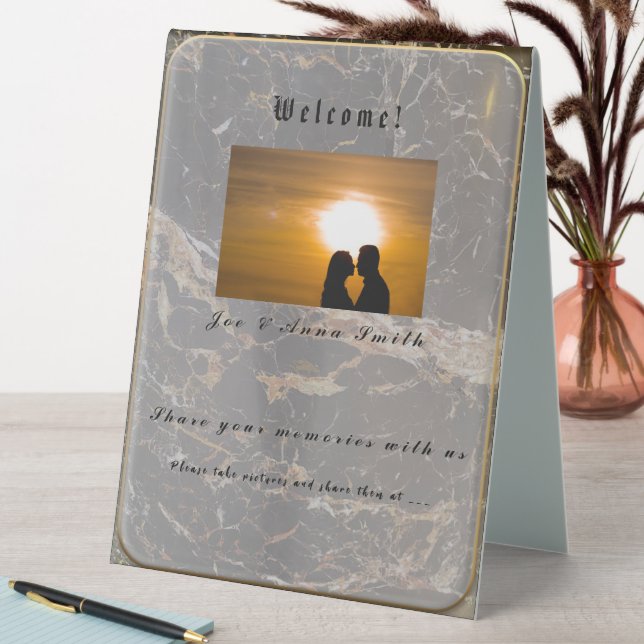 Personalised Elegant Marble (In SItu (Table))