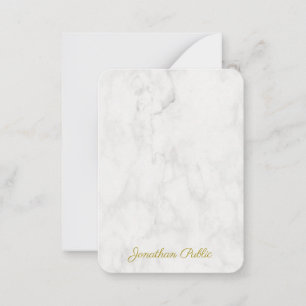 Personalised Elegant Marble Template Monogram Name