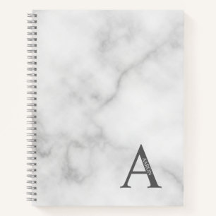Personalised Elegant Monogram and Name Notebook