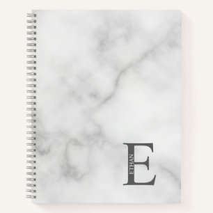 Personalised Elegant Monogram and Name Notebook