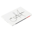 Personalised Elegant Monogram with Photo Wedding