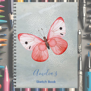 Personalised Elegant Monogrammed Sketch Book