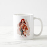 Personalised Elegant Mother and Daughter Coffee Mug<br><div class="desc">This cute and vibrant mother and daughter can be personalised by adding your name or the person who will receive the gift. It is a perfect gift for your mother,  daughter or friend for their birthday,  Mother's Day or any other occasion.</div>