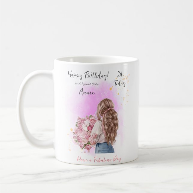 Personalised Elegant Mug for Her (Left)