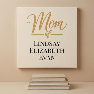 Personalised Elegant Mum Poster