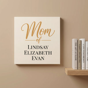 Personalised Elegant Mum Poster