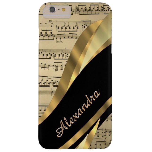 Personalised elegant music sheet Case-Mate iPhone case (Back)