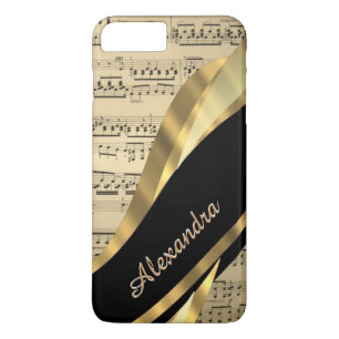 Personalised elegant music sheet iPhone 8 plus/7 plus case