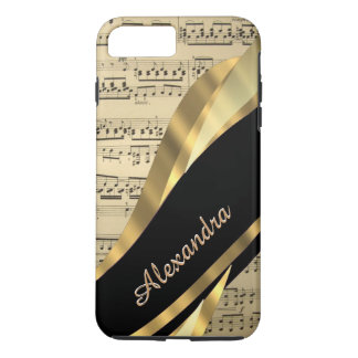 Personalised elegant music sheet iPhone 8 plus/7 plus case