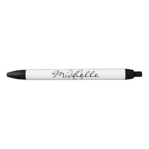 Personalised elegant name monogram office pens