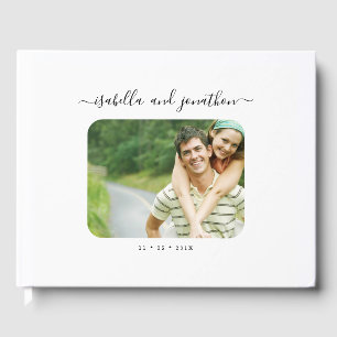 Personalised Elegant Photo Guest Book