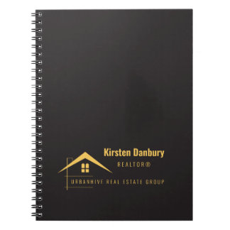 Personalised Elegant Professional Real Estate  Notebook