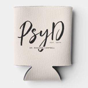 Personalised Elegant PsyD Doctor of Psychology Can Cooler
