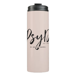 Personalised Elegant PsyD Doctor of Psychology Thermal Tumbler