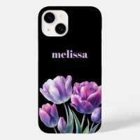 Personalised Elegant purple Monogram