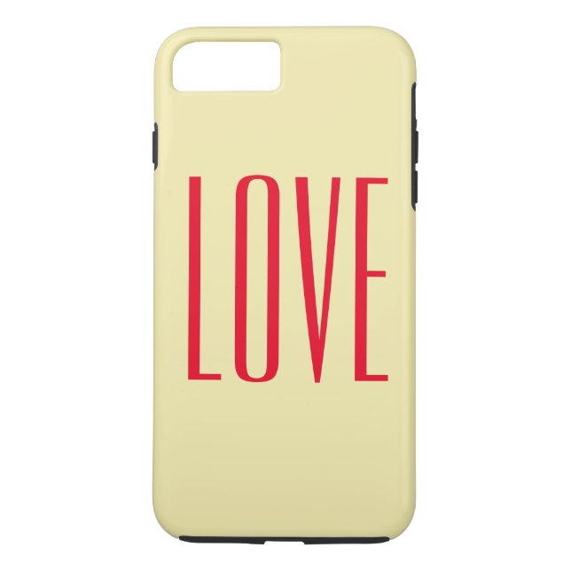 Personalised Elegant Red Love Case-Mate iPhone Case (Back)