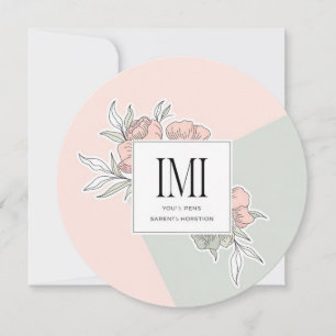Personalised Elegant Rustic Modern Wedding Invitat Invitation