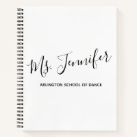 Personalised Elegant Scripted Dance Teacher