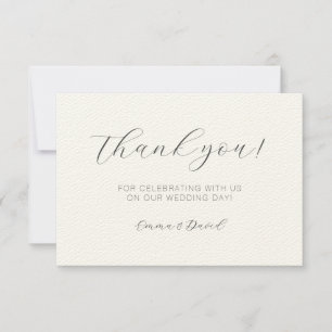 Personalised Elegant Thank You Card